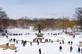 Winter in Central Park, New York City Royalty Free Stock Photo